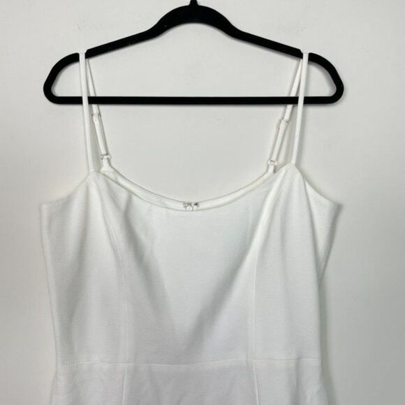 Dress the Population Rory Party Ready Bodycon Fringe Midi Dress Off White XL - Picture 5 of 14